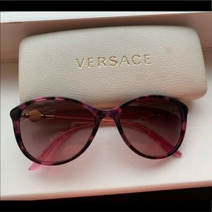 Purple Versace sunglasses